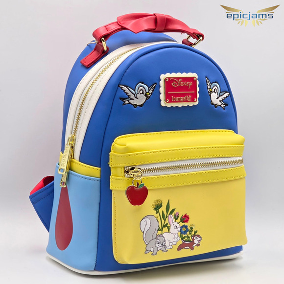 Loungefly Disney Snow White 85th Anniversary Cosplay Mini Backpack & Wallet Set - Picture 3 of 9